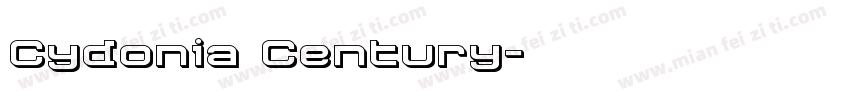 Cydonia Century字体转换